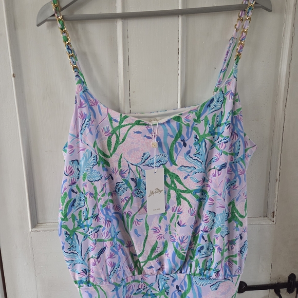 Lilly Pulitzer Tops - NWTs Lilly Pultizer Cannavale Knit Top Size XL Multi Seacret Escape